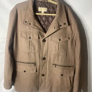 MICHAEL Michael Kors Tan Military Jacket